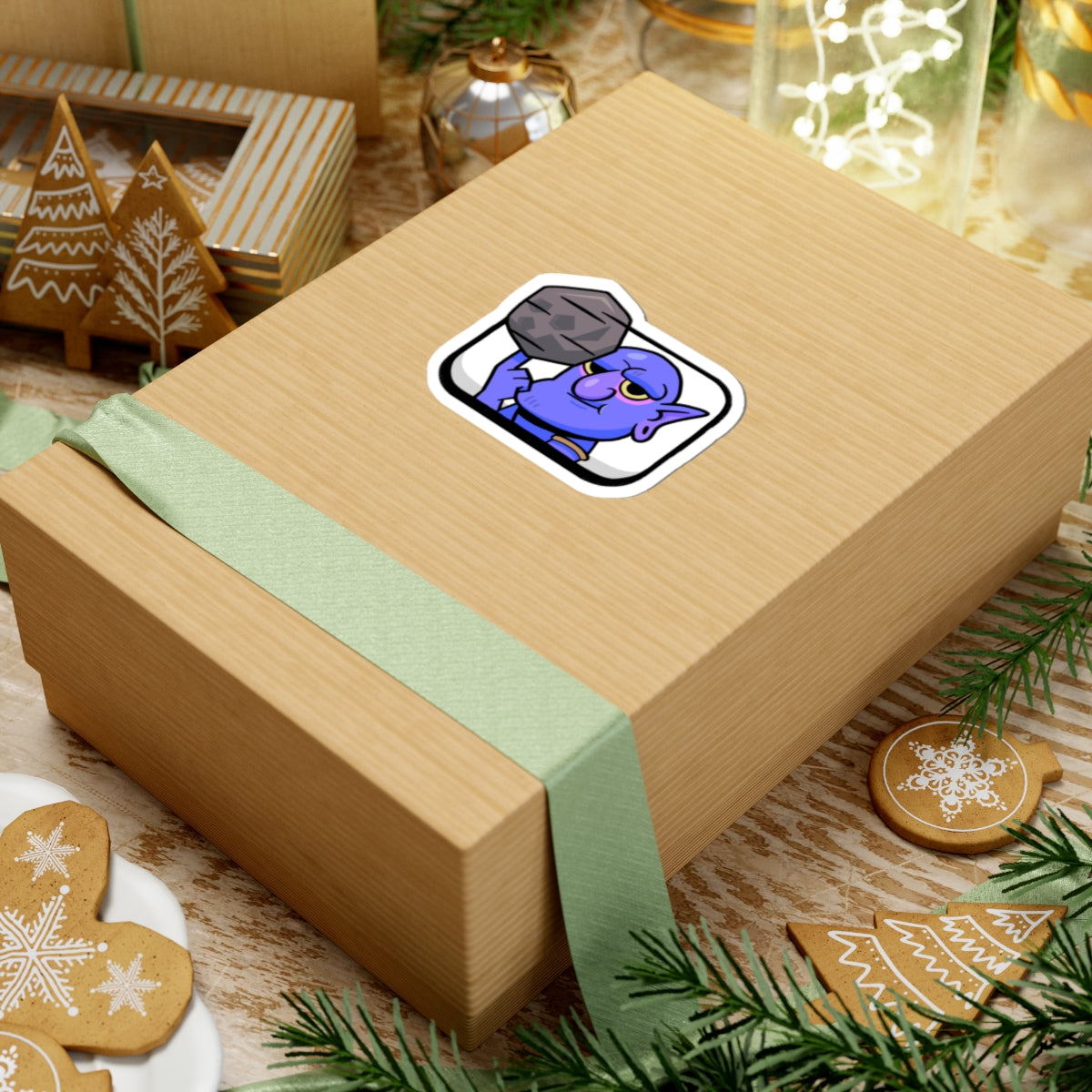 Sticker Bowler Clash Royale Emote Design
