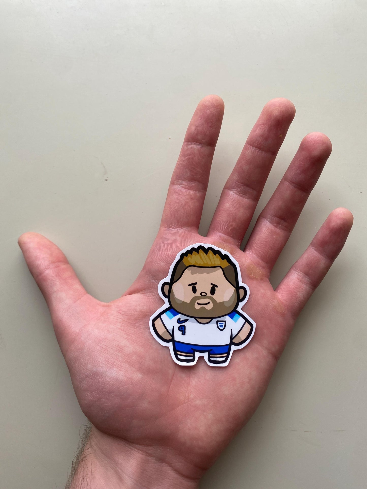 Footballer Stickers: Hand Drawn Digital Art - International Kit