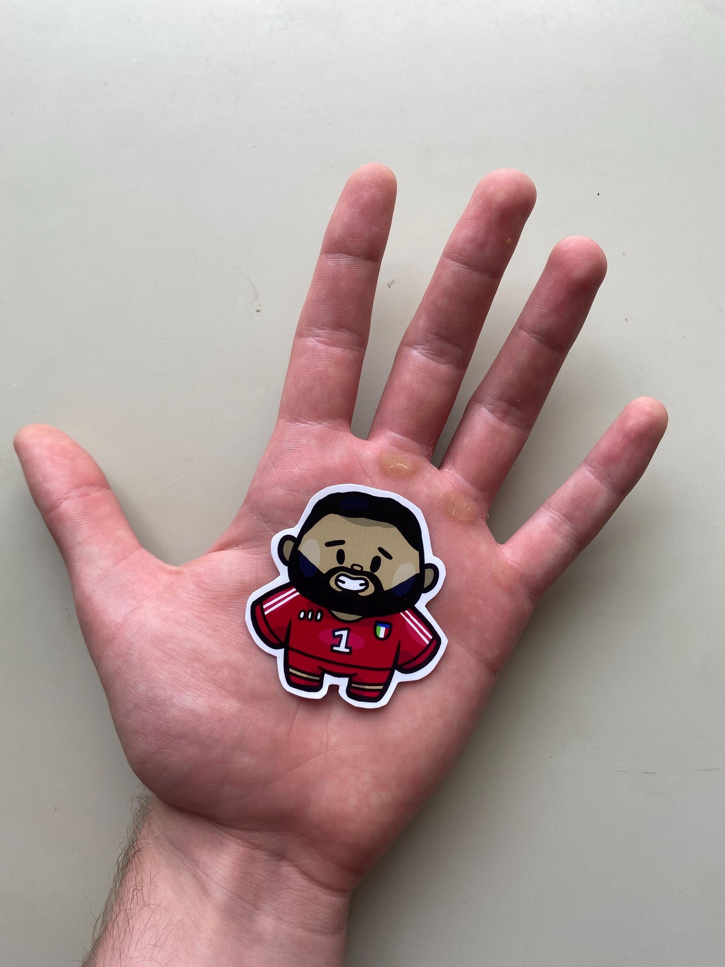 Footballer Stickers: Hand Drawn Digital Art - International Kit