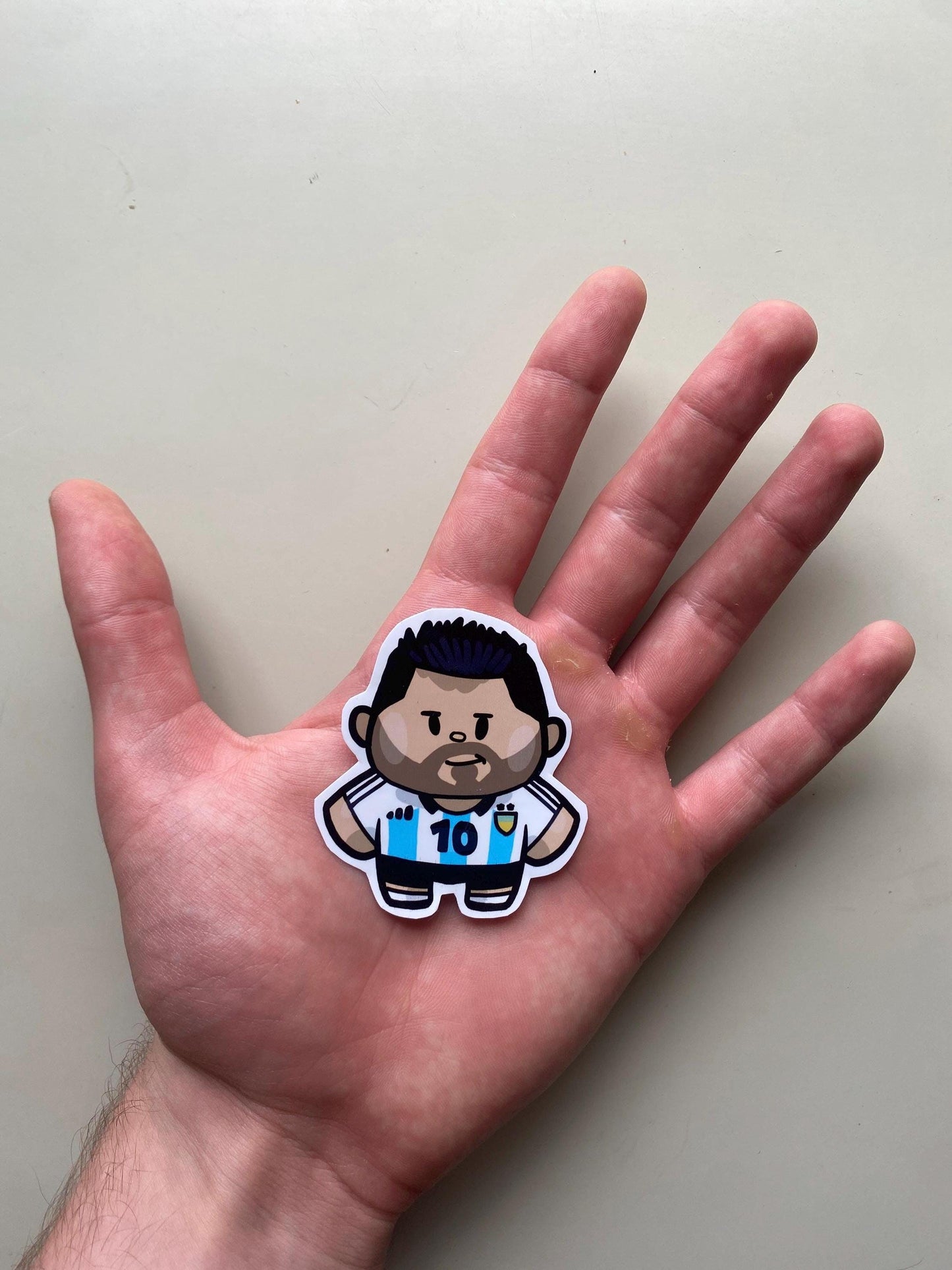 Footballer Stickers: Hand Drawn Digital Art - International Kit