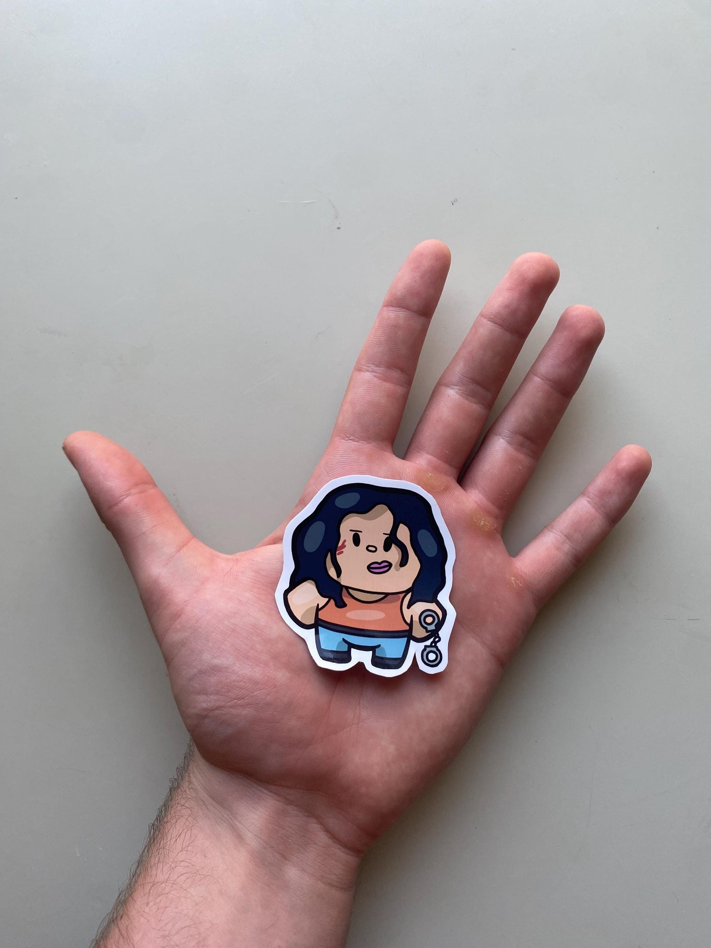 LOST TV series stickers die cut set of 9