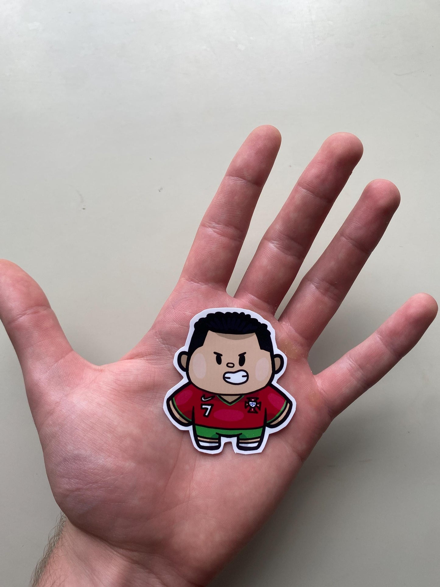Footballer Stickers: Hand Drawn Digital Art - International Kit