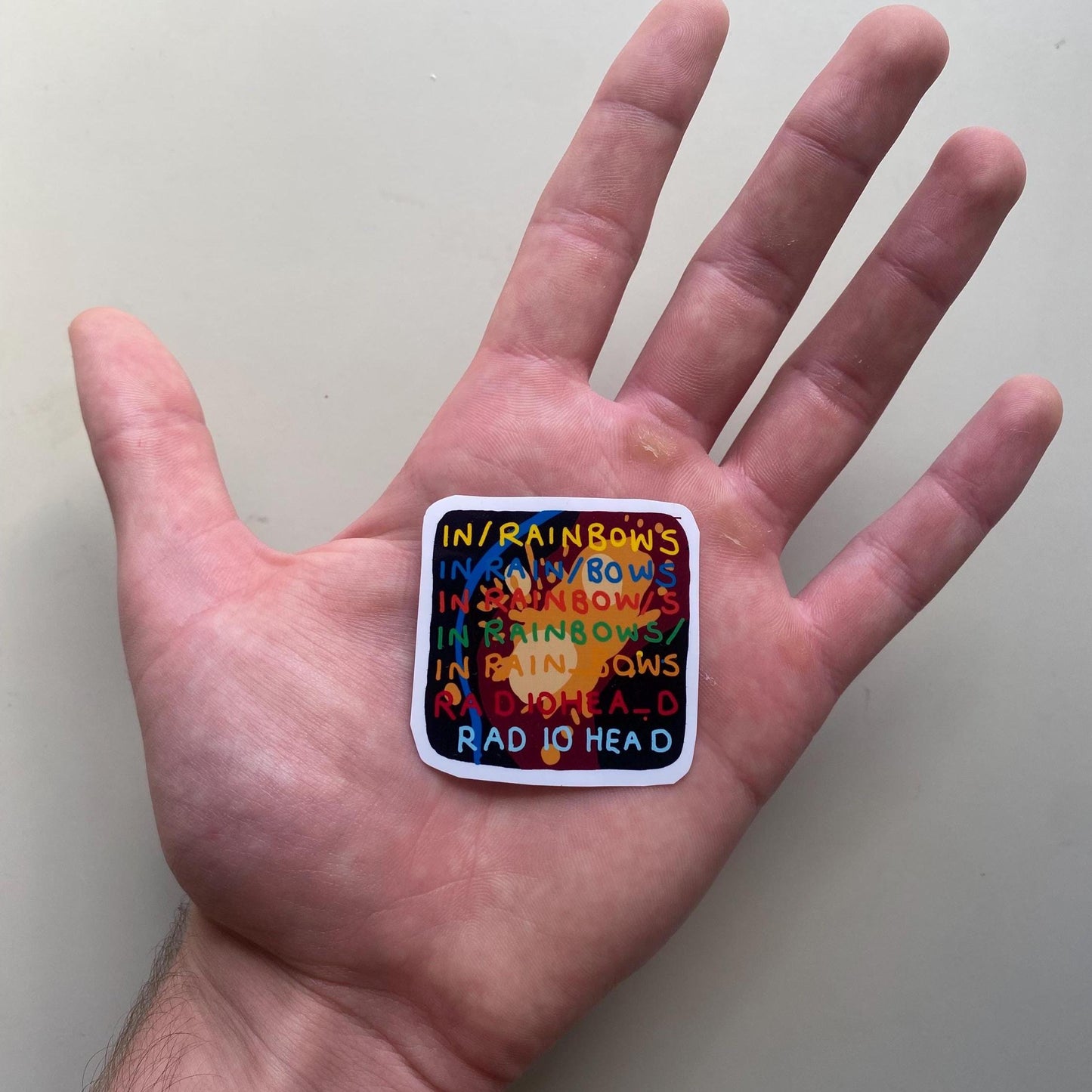 Album Cover Stickers Hand Drawn