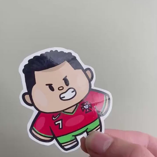 Footballer Stickers: Hand Drawn Digital Art - International Kit